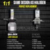 QULOOX Pair 7" Inch Round LED Headlights DRL for Ford