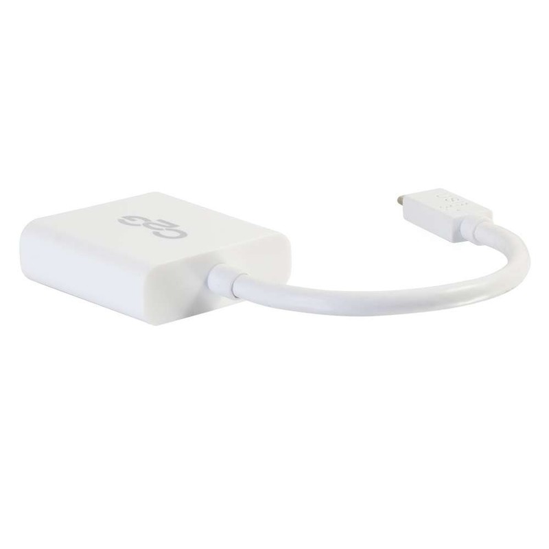 C2G USB-C To DisplayPort Adapter Converter - White