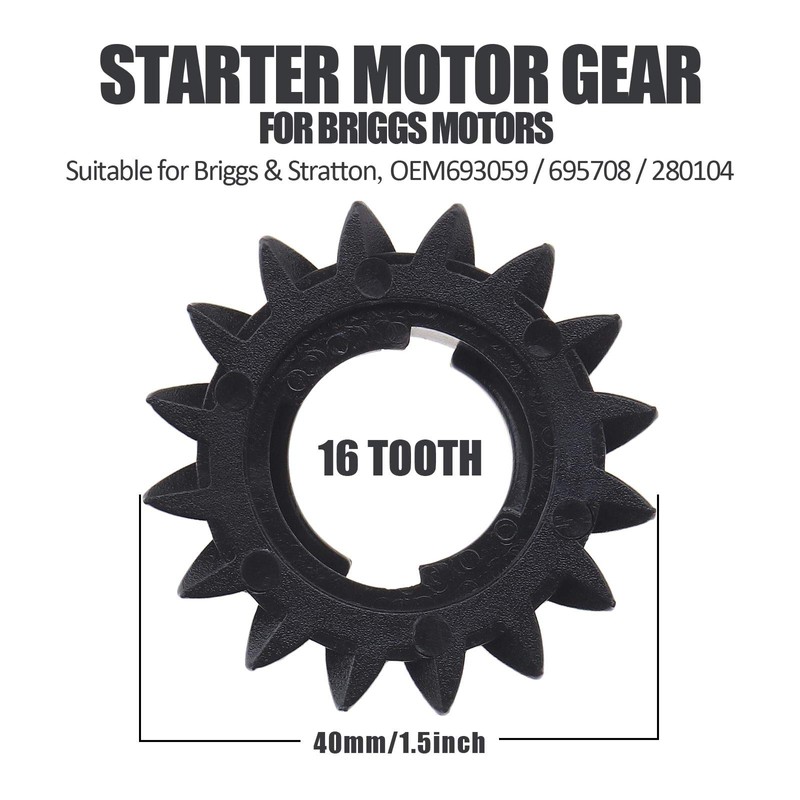 Create idea 5 x Lawn Mower Sprockets Compatible with B&S