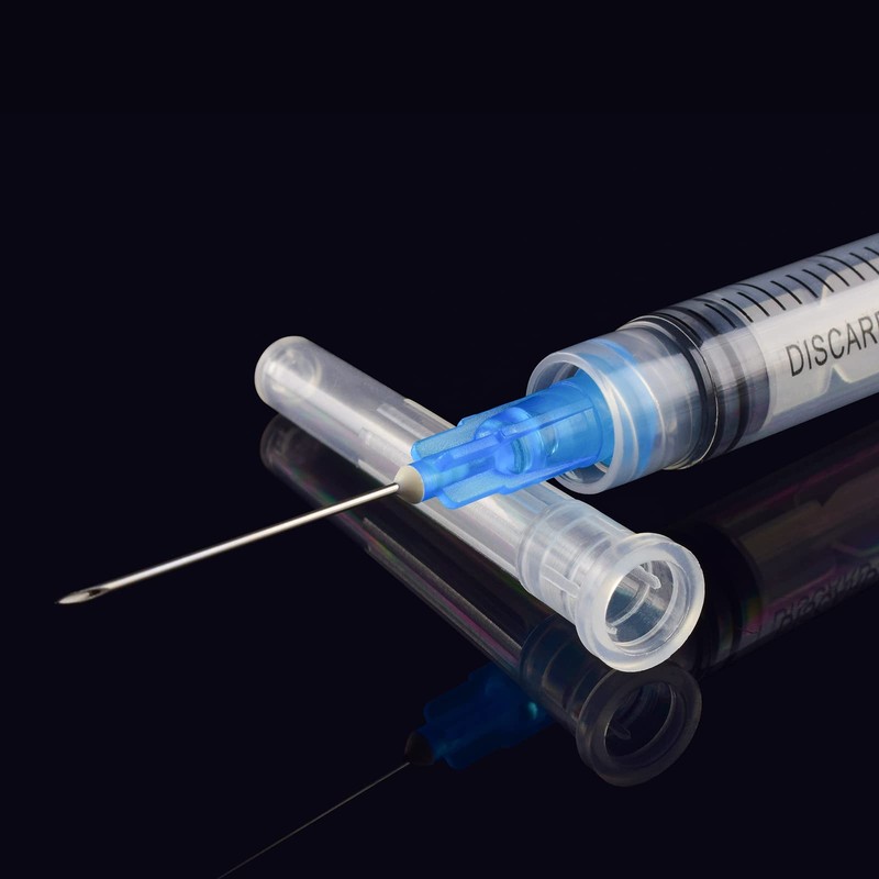 3ml/cc Lab Consumables with Luer Lock 23Ga/1'' Individually Wrapped (20Pack)