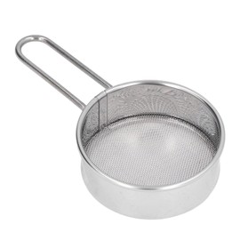 Mini Stainless Steel Flour Sifter, Round, 40 Mesh, Professional Small Flour Sifter for Home Bakeries, Pastry Shops (One Mini Flour Sifter)