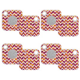 MightySkins Skin Compatible with Tile Mate w/Replaceable Battery (2018) - Chevron Summer | Protective, Durable, and Unique Vinyl wrap Cover | Easy to Apply, Remove | Made in The USA