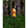 CHUANGFENG Eagle Figurine Garden Solar Stake Light Eagle Solar Lights