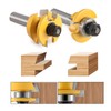 Hozly Shaker Rail and Stile Router Bits ,Cabinet Door Rail