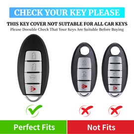 for Nissan Key Fob Cover,Soft TPU Key Case Shell Full Protection for Altima Rogue Maxima Sentra Infiniti Armada Sedan Murano Pathfinder Frontier 3 4 Button Holder (White Rose)