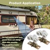 3/4 Inch RV Pocket Door Rollers, 2 Pack