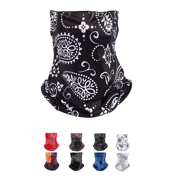 Trifong Face Cover, For Summer, UV Protection, Cooling Feel, Paisley
