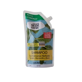 Shampoo Natural Herbal Limpieza Profunda de Romero Manzanilla Neem-Vegano Biodegradable-Sin quimicos Parabenos Petrolatos-Para toda la familia...     