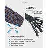 QUALIBELT Elastic Braided Belt for Men, 1.38" Wide with Genuine