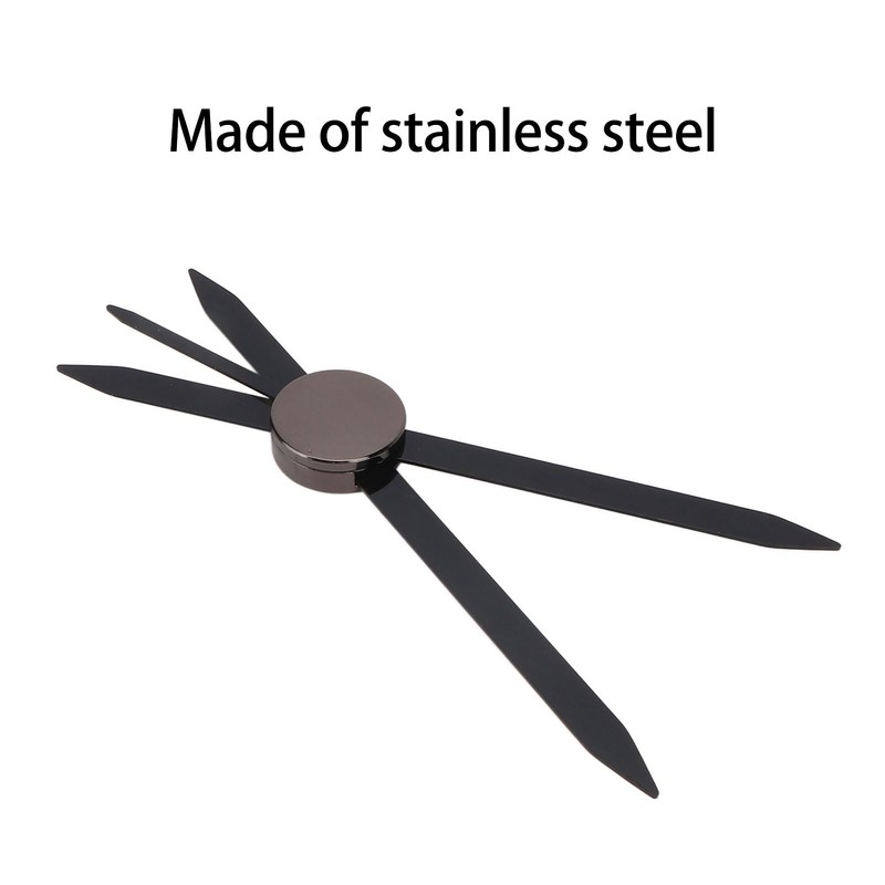 Eyebrow Stencil Ruler Black Stainless Steel Eyebrow Makeup Caliper Ruler