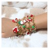 IMINI Santa Charm Bracelet for Women and Girls, Snowflake, Snowman,