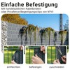 NYVI Polyrattan Privacy Screen Strips Privafence Anthracite 255 x 19