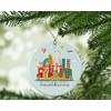 Barcelona Ornament - Illustrated Landmarks - Christmas Tree Ornament -