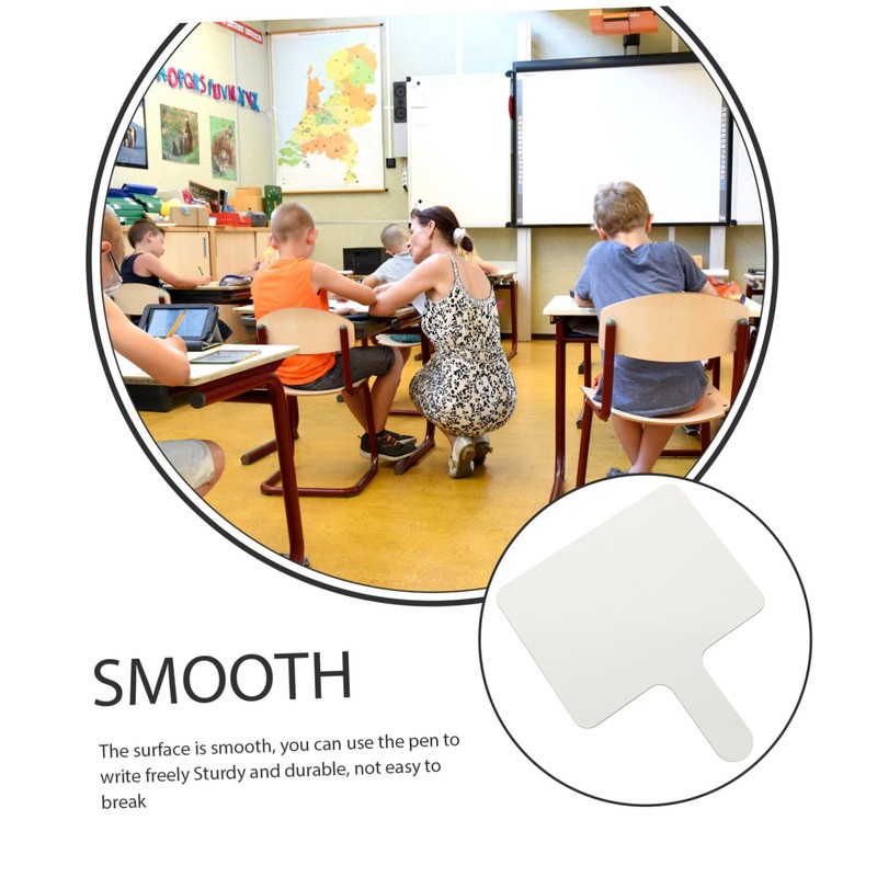 Ciieeo 2pcs Double-Sided Handheld Whiteboards for Interactive Learning Smooth Writing