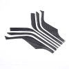 car-king888 Carbon Fiber Car Dashboard Side Panel Trim Accessories For