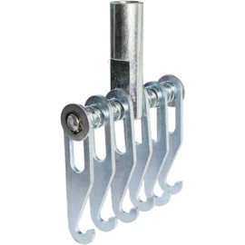 6-Claw Hook Dent Puller Tool - Heavy Duty Adjustable M16 Thread Auto Body Repair Kit for Car Sheet Metal Dent Removal