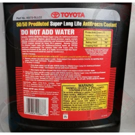 Genuine Super Long Life 50/50 Pink Antifreeze Coolant 2 Gallons for Lexus-Toyota-S