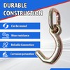 Iumcin Heavy Duty Forged 5/16 J Hook with high-Strength Carbon