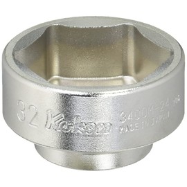 Yamashita Industrial Laboratory Koken 3/8 (9.5 mm) SQ. European Car Oil Filter Socket 1.3 inches (32 mm) 3400M.24-32