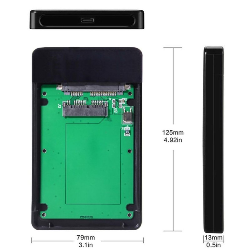 chenyang CY 1.8 Inch Micro SATA 16pin 7+9 SSD to