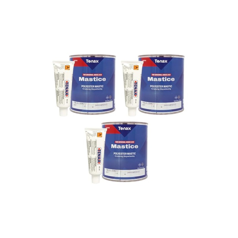 Tenax Travertine Filler - 1 liter (Pack of 3)