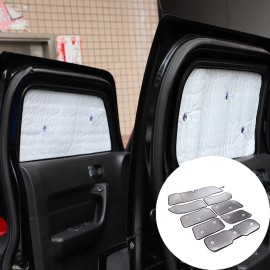 momocar 8PCS For Hummer H3 2005-2009 Car Window Sunshade Visors Full Set UV Block Cover