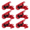 6Pcs Circuit Breaker Lockout Bundle Grip Style Standard Lock Tag