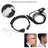 3.5mm Throat Mic Microphone Earphone PTT Adjustable Concealed Air Conduit