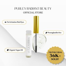 Purely Radiant Beauty Lash & Brow Growth Serum – Irritation Free – Organic Vegan – Prostaglandin-Free, Nourishin, Thicker Longer Eyelash – Natural Castor Oil – Rosemary– 10ML - Specification: 2 Packs