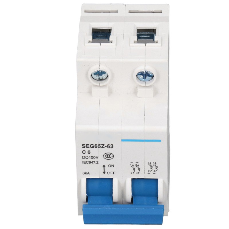 DC Miniature Circuit Breaker 2P 6KA 400V Air Switch for