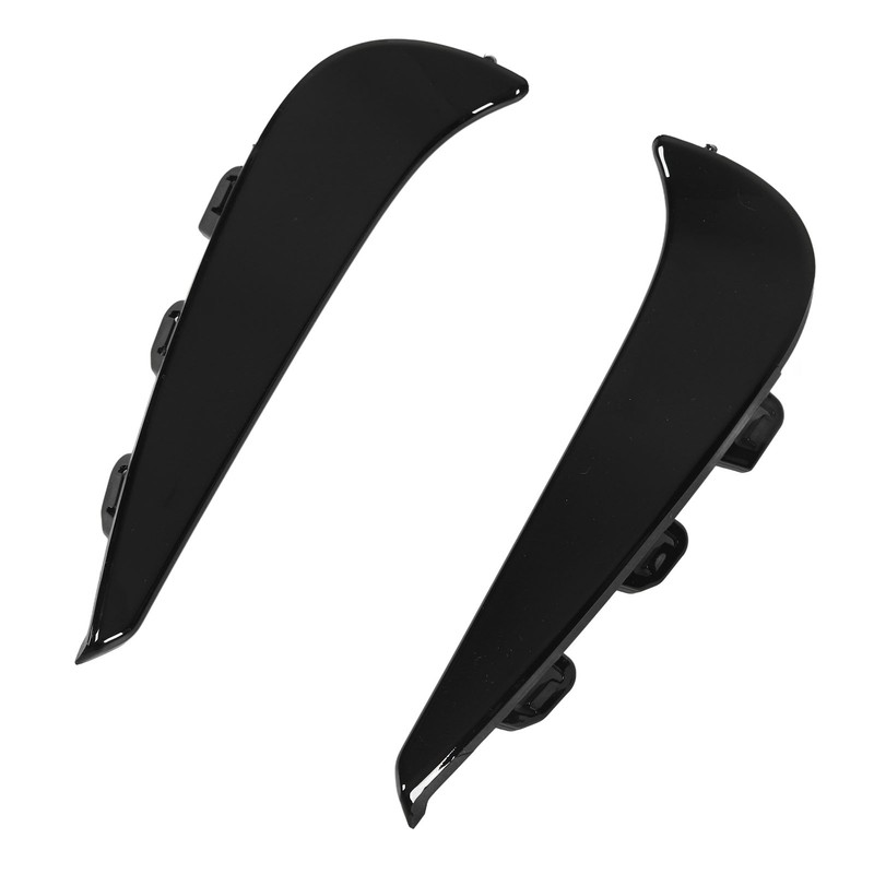 Gloss Black Front Bumper Fog Grille Ari Vent Cover Trims