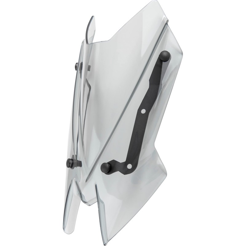 Motorcycle Windshield Deflector with Bracket Double Bubble Windscreen Fit for