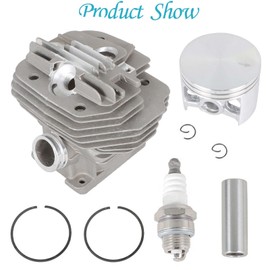 Autoparts 1144 020 1200 Cylinder Piston Kit Replacement for Stihl MS661 MS661C 56mm Chainsaw