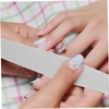 FOMIYES 10pcs Square Nail File Set Sponge Nail Files for