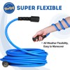 TOOLCY Super Flexible Pressure Washer Hose 50ft, 3400 PSI Kink