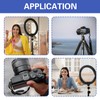Ring Light Phone Holder with Hot Shoe & 1/4 Adapter,