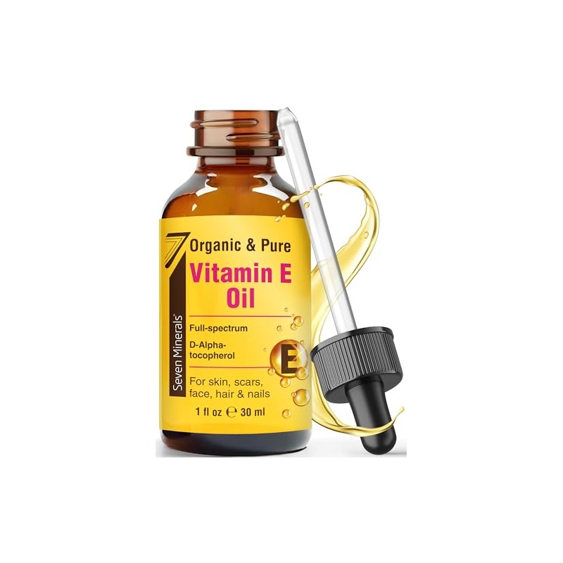 Seven Minerals - NUEVO aceite de vitamina E ultrapuro, 75