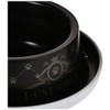 Moderna Plato anti-hormigas color negro
