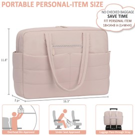 Vankor Travel Duffel Bags, Weekender Bags for Women Men Gym Duffel Bag Personal Item Travel Bag Foldable Tote Carry On Overnight Workout Bag, Pink