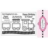 Choo-Choo Train Kid Stamps for Card-Making and Scrapbooking Supplies by