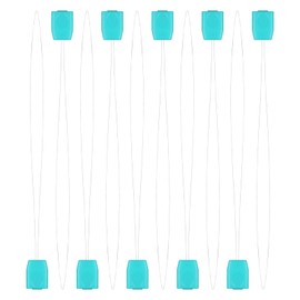 10pcs Punch Needle Threader, 7.87 Inch Long Needle Threaders Stitching Yarn Threading Tool for DIY Crafts Sewing Embroidery Cross Stitch Accessories
