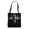 Welding Helmet Heartbeat Tote Bag