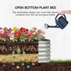 AHEONLAR 3Pack 2x2x1 ft Round Galvanized Raised Garden Bed Kit