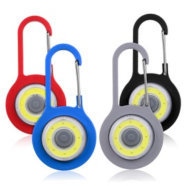 Operitacx Kleiner Taschenlampe Schlüsselanhänger LED Tragbare Schlüsselbund Taschenlampe Kompakt und Leicht für Camping und Outdoor 4 Farben Erhältlich