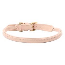 Hundehalsband Leder-Halsband Allrounder, Chintz Rosé, Größe S, LovePanama