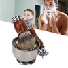 Men Shaving Care Kit with Replacement Blades Manual Beard Trimmer