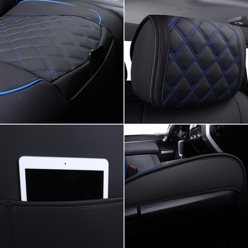 YIERTAI Truck Seat Covers Compatible with Toyota Tundra for 2008-2025