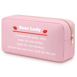 for Boss Lady Gift for Women Female Boss Lady Definition Makeup Bag Appreciation Thanksgiving Day Retirement Gifts Boss Day Gift for Boss Manager Oxford Cloth Toiletry Bag