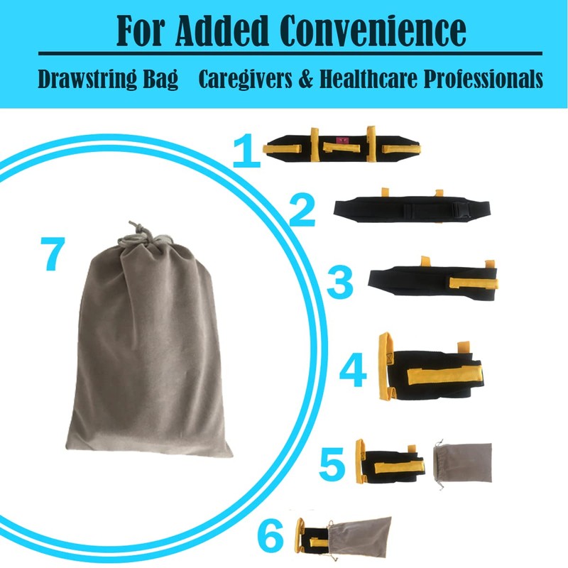 LUCKY BIG NINE Transfer Gait Belt - 55" L x