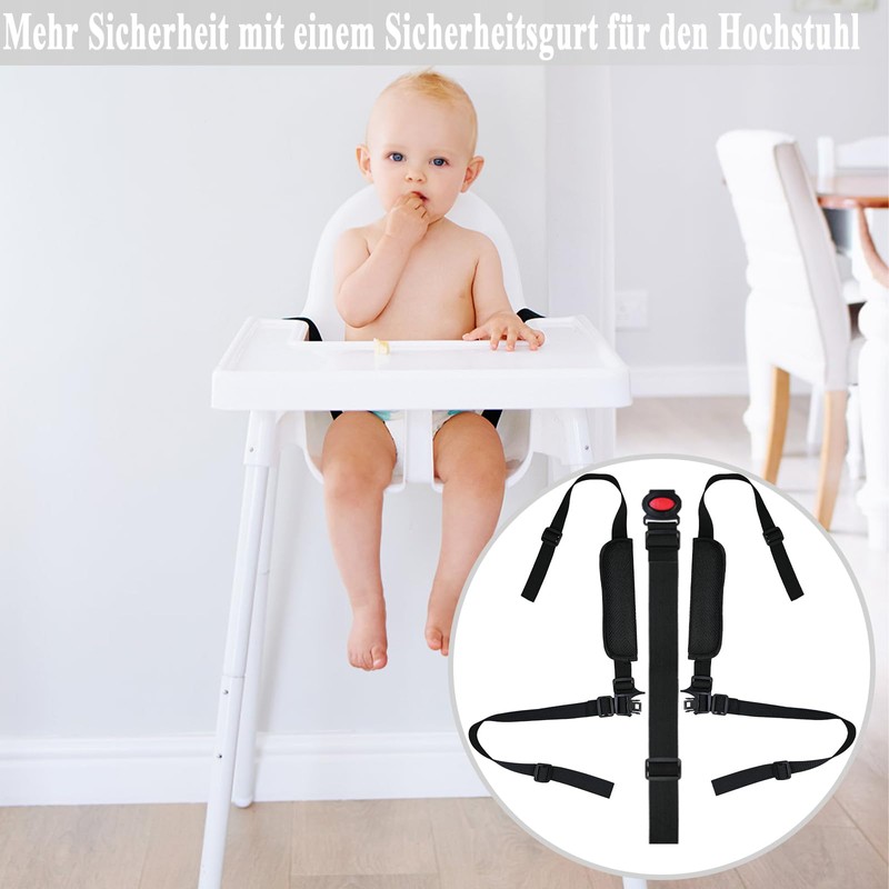 NISENTIA Tripp Trapp 5 Point High Chair Adjustable Safety Belt